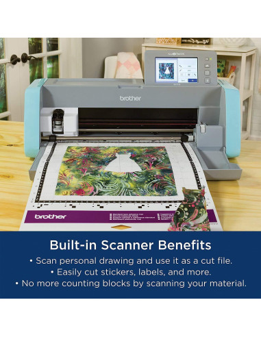 Máquina de Corte Brother ScanNCut SDX125e + 6 Cuchillas