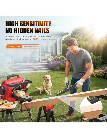 Escáner de Metales JKUSS DM239A Alta Sensibilidad 0.41kg