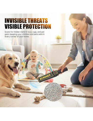 Escáner de Metales JKUSS DM239A Alta Sensibilidad 0.41kg