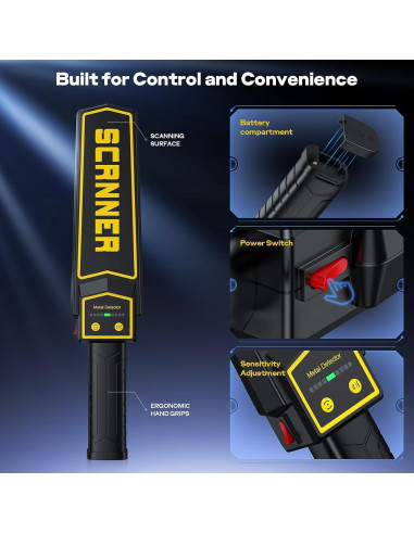 Escáner de Metales JKUSS DM239A Alta Sensibilidad 0.41kg