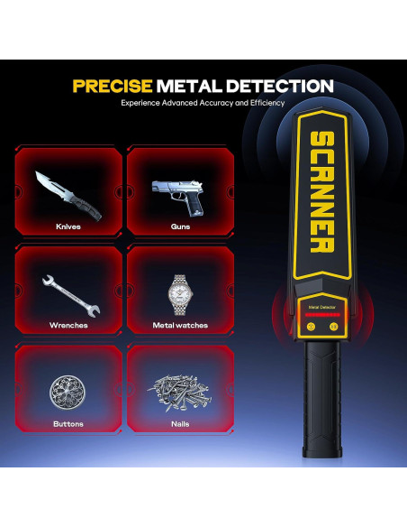 Escáner de Metales JKUSS DM239A Alta Sensibilidad 0.41kg