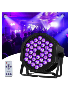 Luz Negra UV LED Czgor 36 LEDs Control DMX 19cm