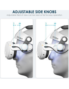 Correa de Cabeza KKCOBVR Q3 PRO 10000mAh para Meta Quest 3 2