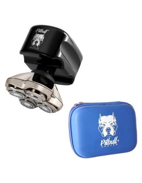Afeitadora Rotativa Skull Shaver Pitbull Gold PRO 5 en 1