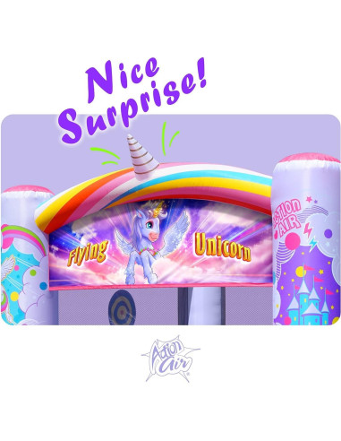 Casa Inflable Princesa Action Air 3.1x2.4m con Ventilador