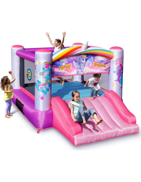 Casa Inflable Princesa Action Air 3.1x2.4m con Ventilador