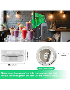 Luces LED JUSONEY para Ninja Slushie FS301/FS300 - 16 Colores 2