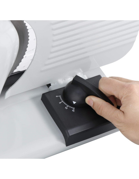Cortadora Eléctrica de Alimentos SUPER DEAL 19.05 cm Ajustable