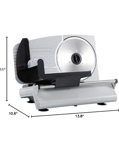 Cortadora Eléctrica de Alimentos SUPER DEAL 19.05 cm Ajustable
