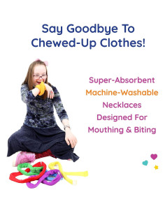 Collares de Masticar Break-Away Bite Bands - 6 Unidades - Sensory 2