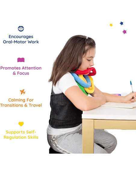 Collares de Masticar Break-Away Bite Bands - 6 Unidades - Sensory