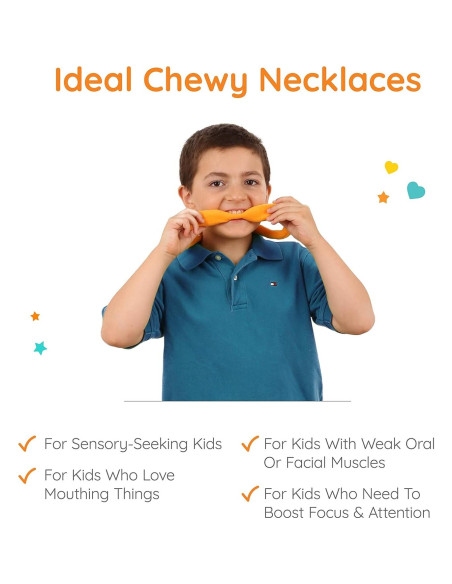 Collares de Masticar Break-Away Bite Bands - 6 Unidades - Sensory