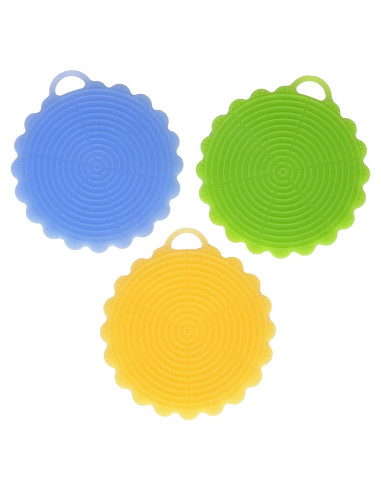 Círculos Texturizados Diversión y Función - Juego de 3 - 12.4 cm