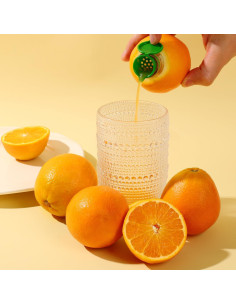 Exprimidor Manual de Limón Ginolmis con Filtro - 2 Piezas 2