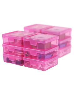 Organizadores de Arte OMNISAFE 12 Piezas Plástico Rosa