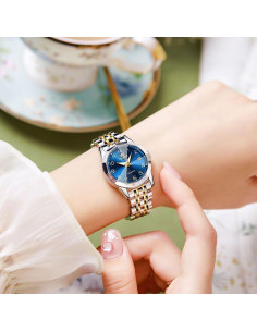 Reloj de Pulsera OLEVS para Mujeres Acero Inoxidable 27mm 2