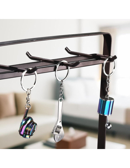 Juego de Llaveros de Metal HNYYZL 6 Piezas Auto Turbo