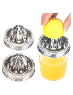 Tapa exprimidor de cítricos acero inoxidable ziHenryDa 2 piezas