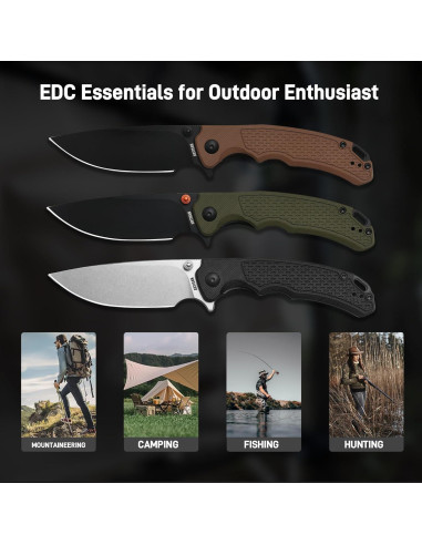 Cuchillo de bolsillo ARTISANCUTLERY Tradition V2 9.09 cm Negro