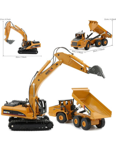 Set de Juguetes de Construcción Gemini&Genius 1/50 Metal