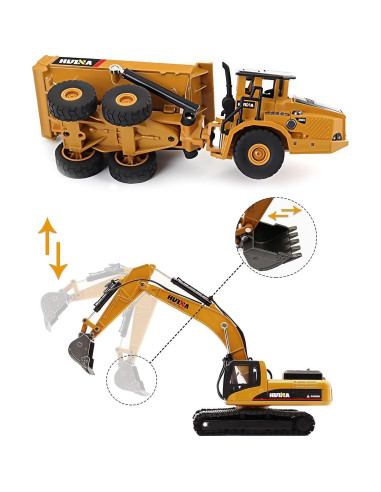 Set de Juguetes de Construcción Gemini&Genius 1/50 Metal