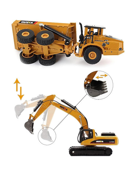 Set de Juguetes de Construcción Gemini&Genius 1/50 Metal