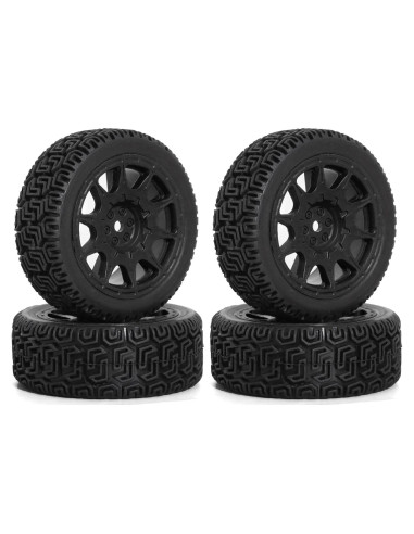 Neumáticos y Ruedas RC Lifehead 1/10 68mm Caucho 4 Piezas