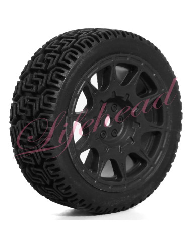 Neumáticos y Ruedas RC Lifehead 1/10 68mm Caucho 4 Piezas