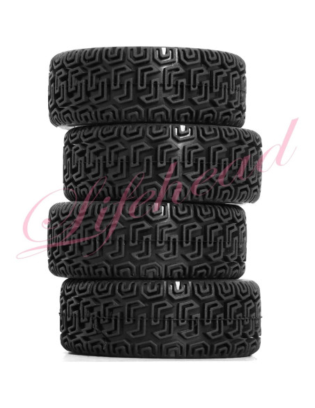 Neumáticos y Ruedas RC Lifehead 1/10 68mm Caucho 4 Piezas