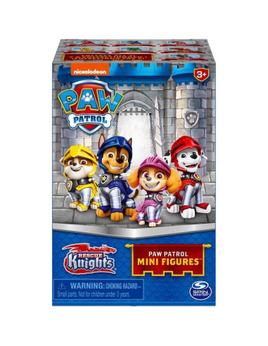Figuras Mini Paw Patrol Spin Master Caballeros de Rescate 5 cm
