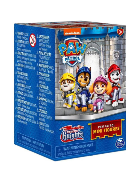 Figuras Mini Paw Patrol Spin Master Caballeros de Rescate 5 cm