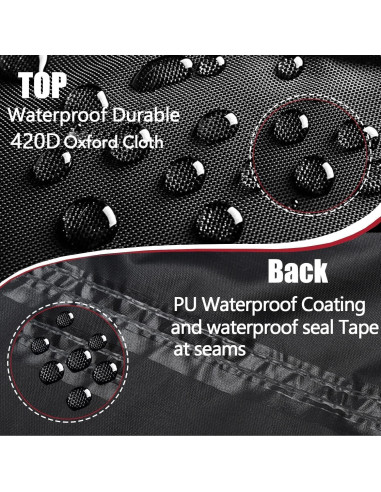 Cubierta de Motocicleta Impermeable ClawsCover 3XL 294.6x119.8cm