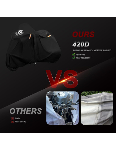 Cubierta de Motocicleta Impermeable ClawsCover 3XL 294.6x119.8cm