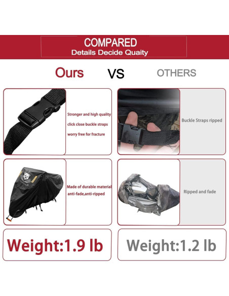 Cubierta de Motocicleta Impermeable ClawsCover 3XL 294.6x119.8cm