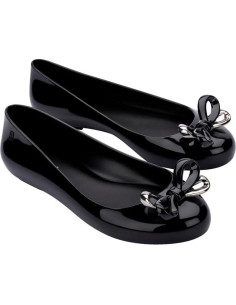 Zapatos Ballerina Melissa Sweet Love Glam Mujeres 8 Negro 2