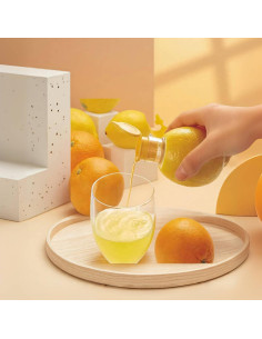 Exprimidor de Limón Acmeipeio Manual con Filtro y Tapa 2