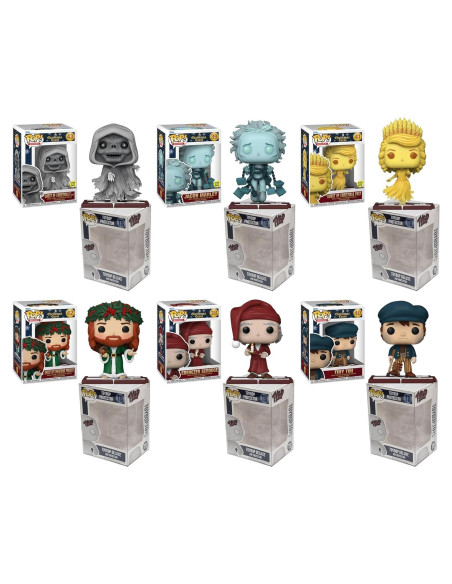 Funko Pop Un Cuento de Navidad Conjunto 6 Figuras + Protector