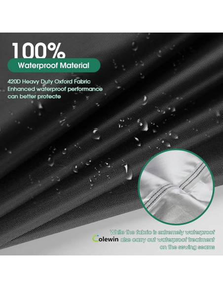 Cubierta Impermeable para Carrito de Palomitas Colewin 40.64x45.72x78.74cm