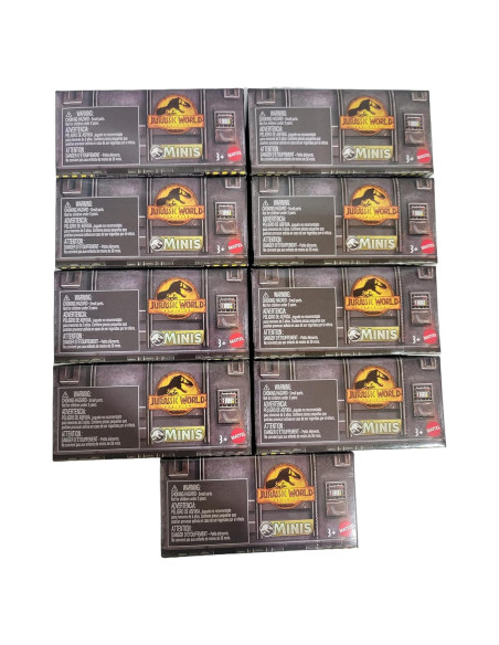 Jurassic World Dominion Minis Dinosaurios - 9 Paquetes Sorpresa Mattel