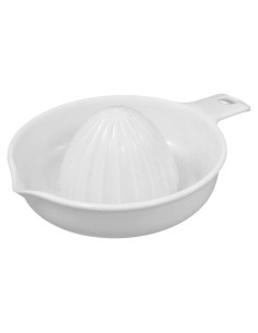 Exprimidor Manual de Limón Hometeq 14 cm Blanco para Cítricos
