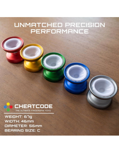 Yoyo No Responsivo Cheatcode Offset Rojo - 69.8g - Para Todos