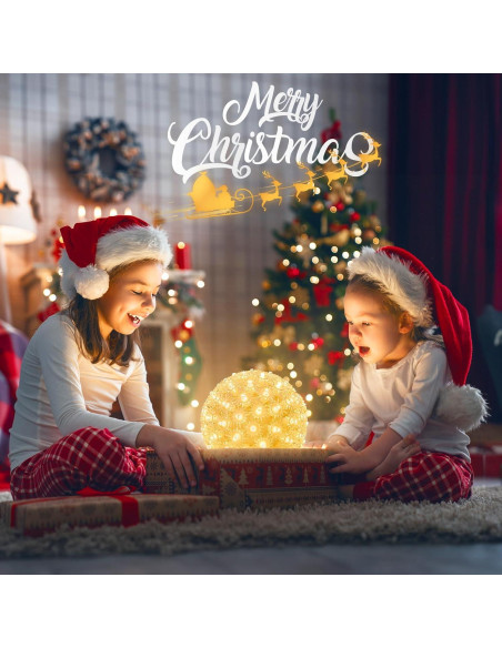 Esferas Iluminadas de Navidad Brightown 15.24 cm 100 LED IP65