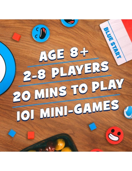 Juego de Mesa Fiesta Big Potato 101 Mini Juegos para 2-8 Jugadores
