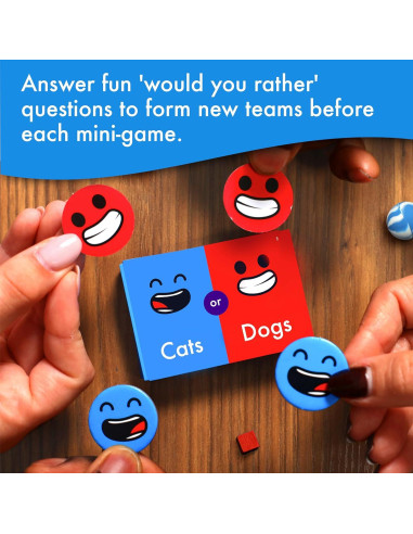 Juego de Mesa Fiesta Big Potato 101 Mini Juegos para 2-8 Jugadores