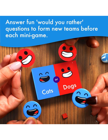 Juego de Mesa Fiesta Big Potato 101 Mini Juegos para 2-8 Jugadores