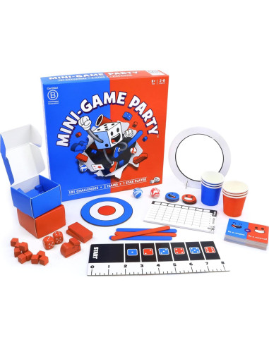 Juego de Mesa Fiesta Big Potato 101 Mini Juegos para 2-8 Jugadores