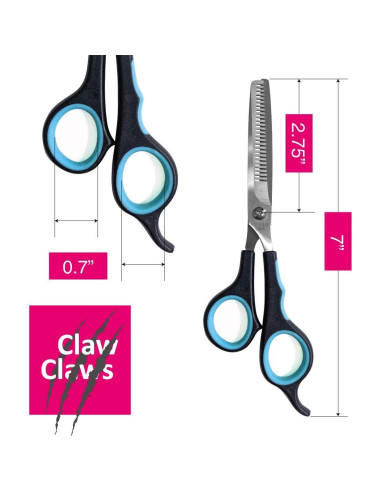 Tijeras de Adelgazamiento Claw Claws 18 cm Acero Inoxidable