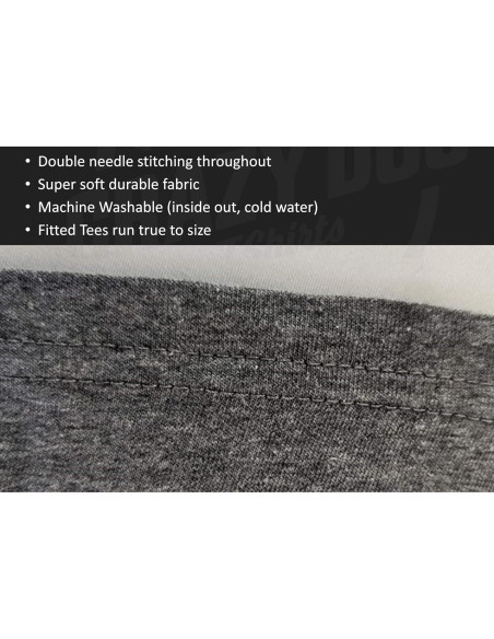 Camiseta Divertida para Hombre Crazy Dog Stay Weird - Mediana