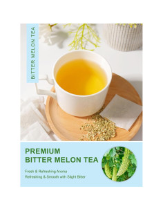 Té de Melón Amargo TeeLux, 100 Unidades, Sin Cafeína 2