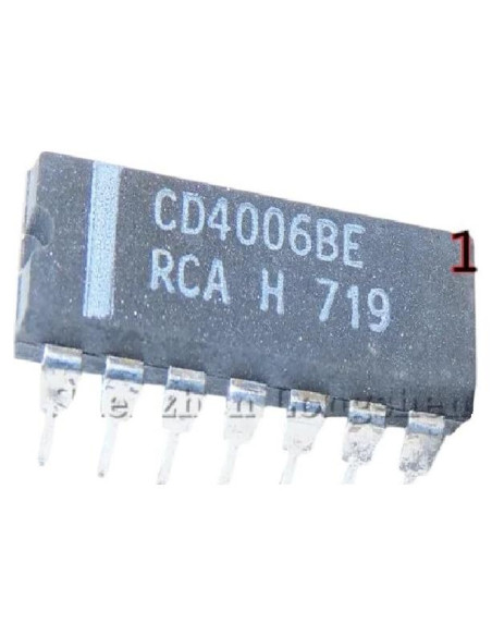 10 Piezas Circuito Integrado CD4006BE DIP-14 MADIEWFIDI
